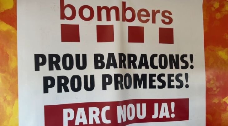 'El mal estat pot comportar el tancament del Parc de Bombers'