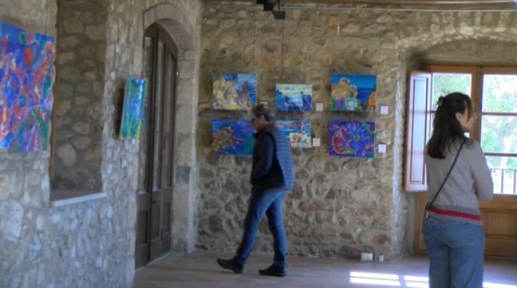 Elke Daemrich exposa 'El meu Mediterrani' al Castell de Benedormiens