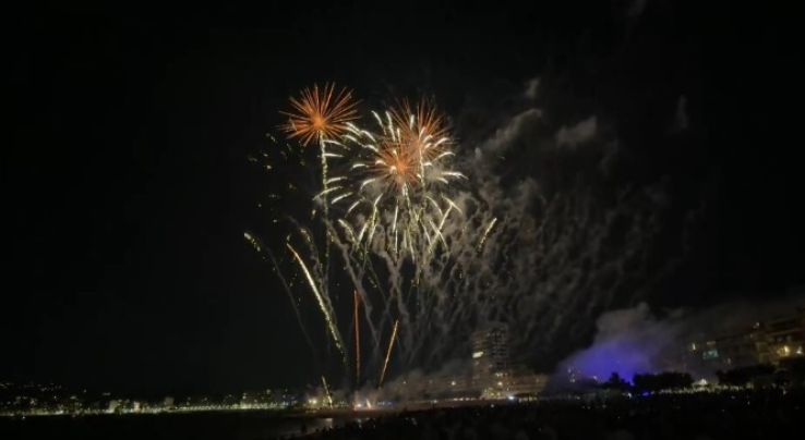 Els focs artificials de Palamós acomiaden la Festa Major