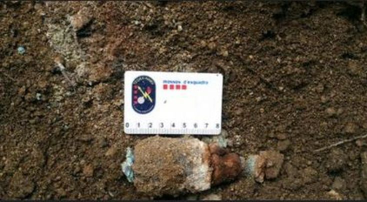 Els Mossos desactiven una bomba de la Guerra Civil trobada al Collet