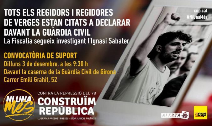 Els regidors de Verges declaren davant la Guàrdia Civil