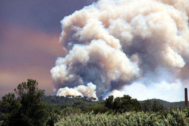 Illa i els Bombers demanen ajuda a la UME arran de l’incendi de la Bisbal