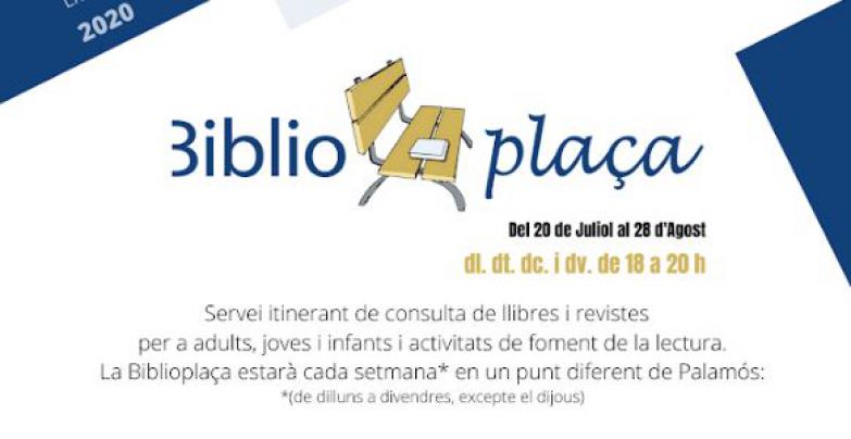 La biblioteca de Palamós surt al carrer les tardes d’estiu amb l’activitat Biblioplaça