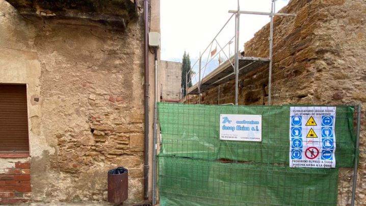 La Bisbal enceta el tram final de recuperació d'una de les antigues muralles