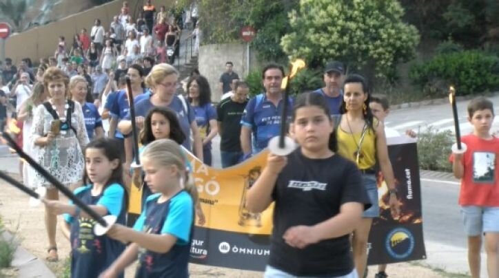 La Flama del Canigó arriba a Begur per celebrar la revetlla de Sant Joan