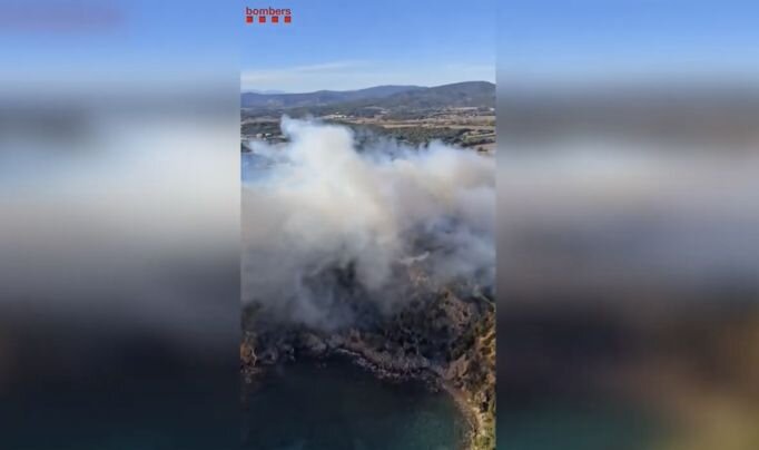 L'incendi de Palamós es dona per controlat i ha cremat gairebé 5 hectàrees