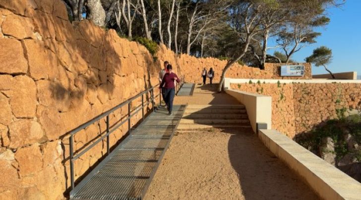 L'inici del Camí de Ronda des de s'Agaró ja és accessible per a tothom