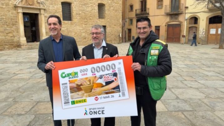L'ONCE dedica 5 milions de cupons a la ceràmica de la Bisbal