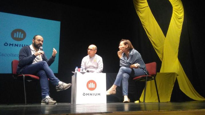 Marcel Mauri assisteix a l'assemblea constituent d'Òmnium Baix Empordà