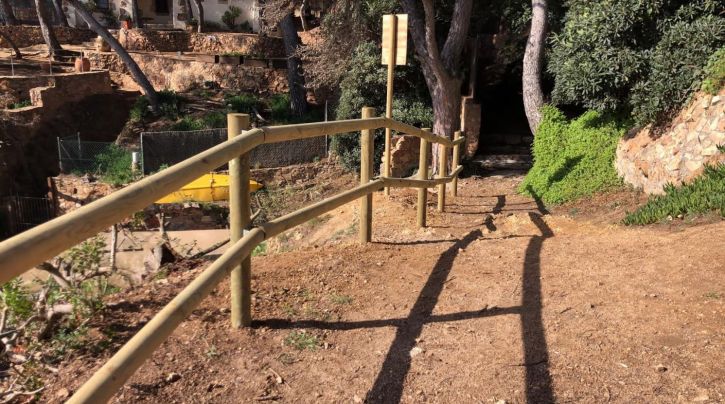 Millores de seguretat en el camí de ronda d’Aigua Xelida