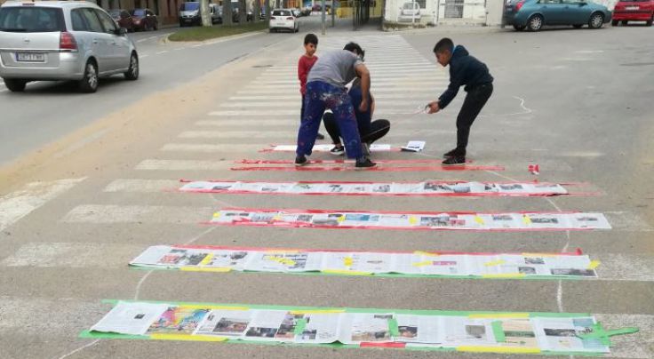 Noves intervencions artístiques del projecte Camins Escolars Segurs a la Bisbal d’Empordà