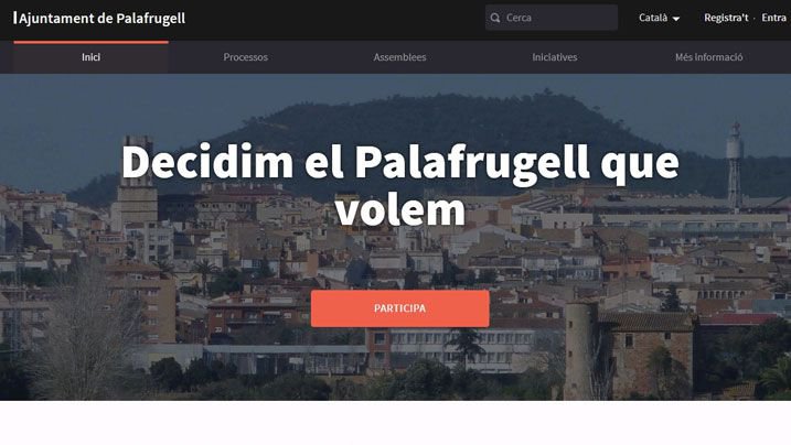Palafrugell disposa d’una plataforma digital per promoure els processos de  participació