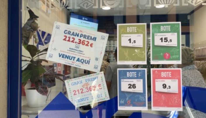 Palamós reparteix un dels premis de l'Euromillones