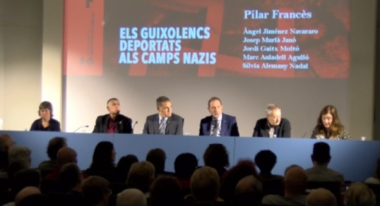 Pilar Francès presenta el llibre 'Els guixolencs deportats als camps nazis'