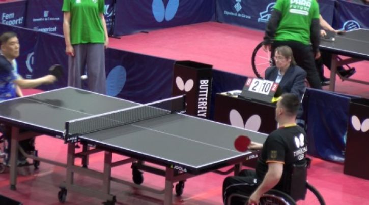 Platja d’Aro acull un torneig internacional de tennis taula adaptat amb 215 esportistes