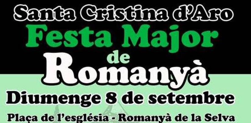 Romanyà de la Selva celebra aquest diumenge la seva festa major amb llibre inclòs