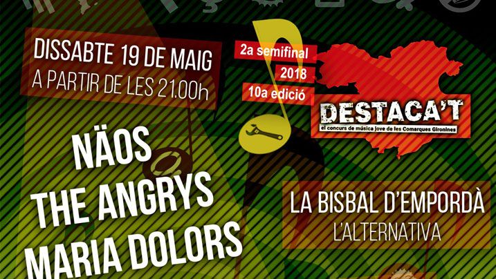 Semifinals del concurs de música jove Destaca't a La Bisbal d'Empordà