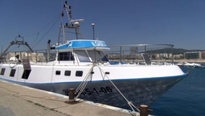 Veïns de Palamós acomiaden la Gasela, una barca fixa al port palamosí