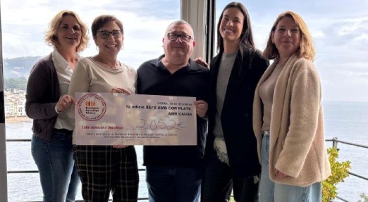 'Xefs amb cor, plats amb causa' recapta 2052 euros per la Fundació Oncolliga Girona